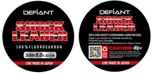 DEFIANT - SHOCK LEADER 100% FLUOROCARBON - 32YDS DEFIANT - SHOCK LEADER 100% FLUOROCARBON - 32YDS