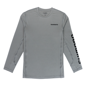 SHIMANO - LONG SLEEVE PERFORMANCE TEE STEEL