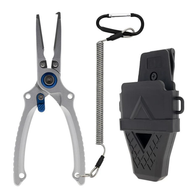 Reaction Tackle - Aluminum Fishing Pliers – Split Ring , Braid Cutter & Hook Remover
