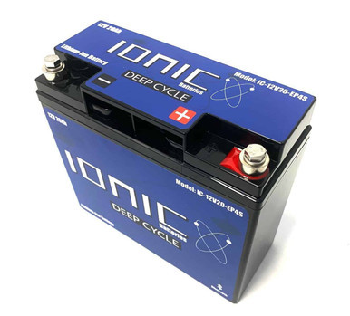 IONIC LITHIUM - 12V 20Ah | LiFePO4 Deep Cycle Battery + Bluetooth
