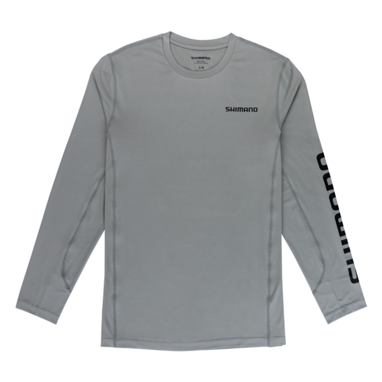SHIMANO - LONG SLEEVE PERFORMANCE TEE STEEL