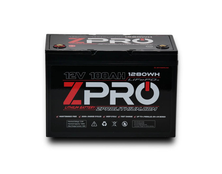 ZPRO - 12v100ah Lithium Battery