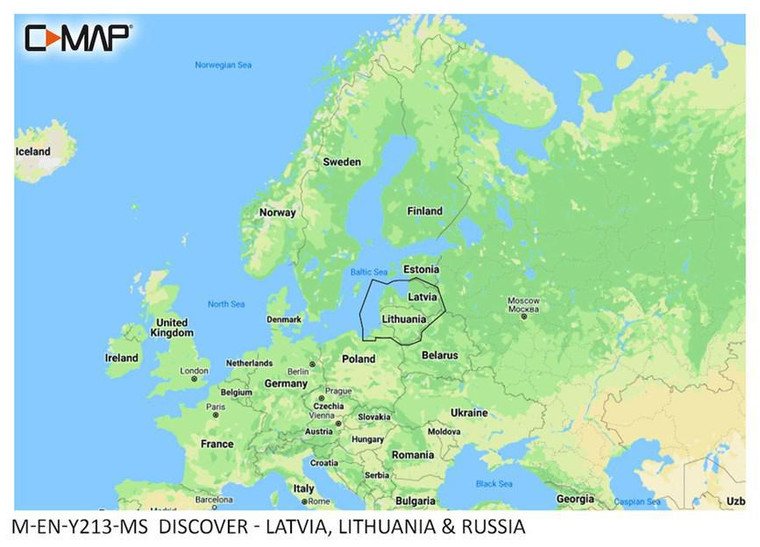 Lowrance - C-MAP® DISCOVER™ - Latvia, Lithuania & Russia