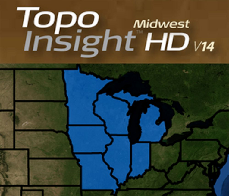 Lowrance - Topo Insight HD Midwest V14