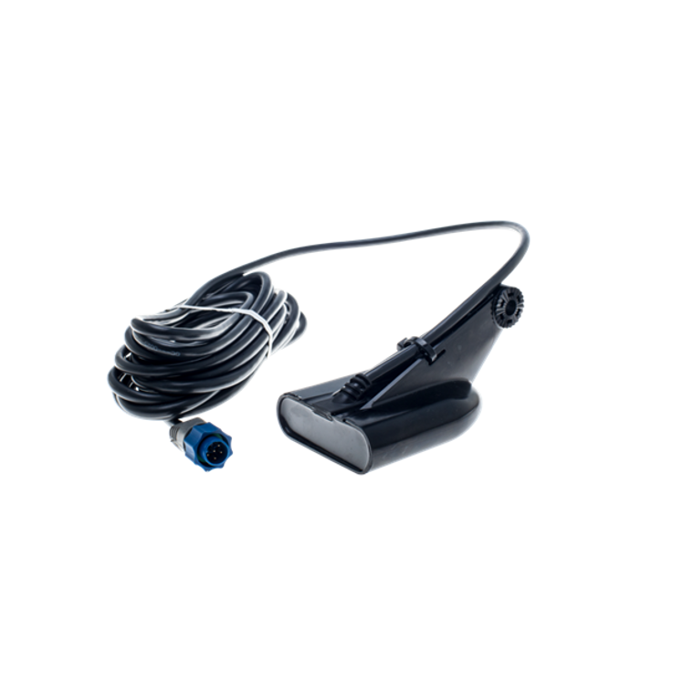 Lowrance - HST-DFSBL 50/200 kHz Transom Mount Skimmer c/w Temp and 20 ft Cable.