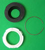 White Lower Steering Column Seal Retainer Split with spring & seal