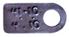 Rear Axle ID Tag - Dana 60 - 4.10 Ratio