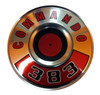 Dodge and Plymouth Air Cleaner Identification Plate Commando 383 - Red