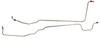 Transmission Cooler Lines 1971-1974 Dodge & Plymouth B & E Body 727 or 904 Small Block 2 Pc. Stainless Steel
