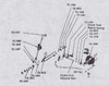 Clutch Pedal Linkage Repair Kit for Dodge and Plymouth All 66-67 B Body (Big Block & Small Block)