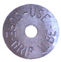 Posi Grip Lube Tag - 1968-Down 8-3/4