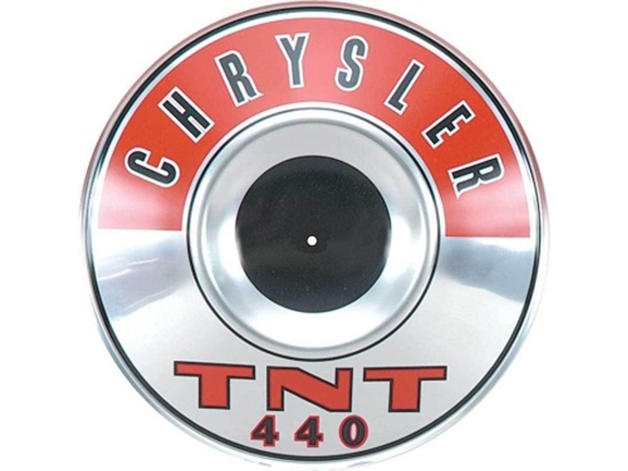 Dodge and Plymouth Air Cleaner Identification Plate Chrysler TNT 440 - Red