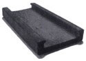 Leaf Spring Rubber Insert - 1966-1974 All Bodies