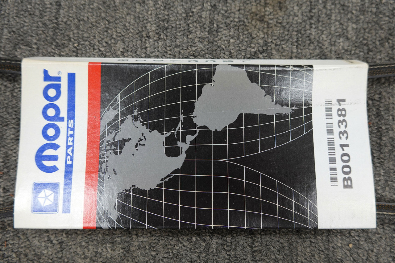 NOS Mopar: Small Block Power Steering Belt With Mopar Logo - B0013381