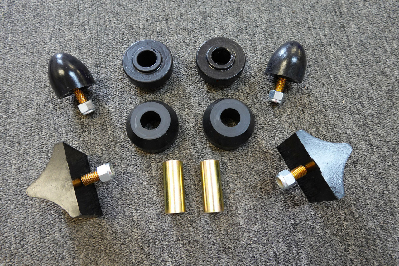Polyurethane Bump Stop Kit with Strut Rod Bushings - 1966- 1972 B-Body & 1970-1974 E Body