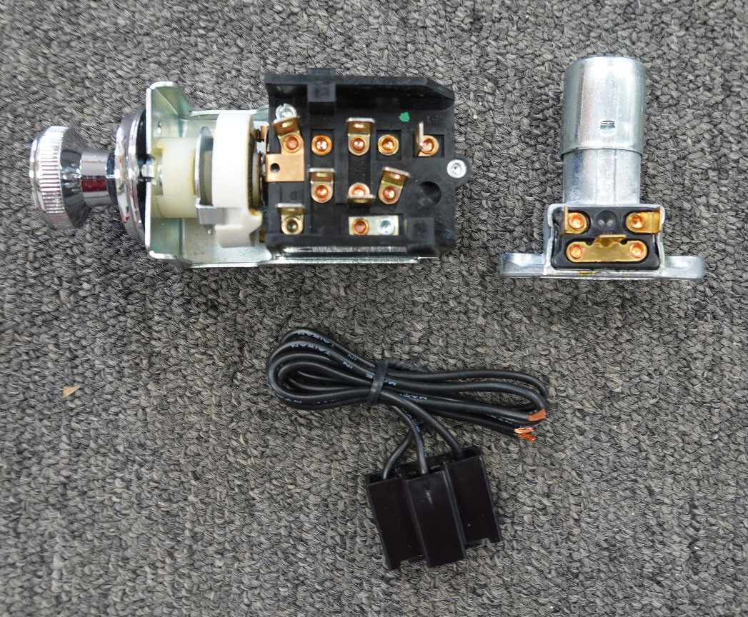 Headlight Switch & Dimmer Set - 1966-1967 Dodge B Body