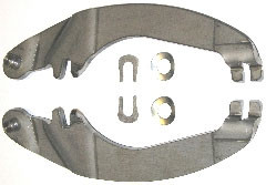 Parking Brake Actuator Lever Set - 1962-1975 All 10" brakes