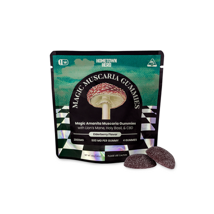 Hometown Hero Magic Amanita Muscaria Gummies, 2000mg*