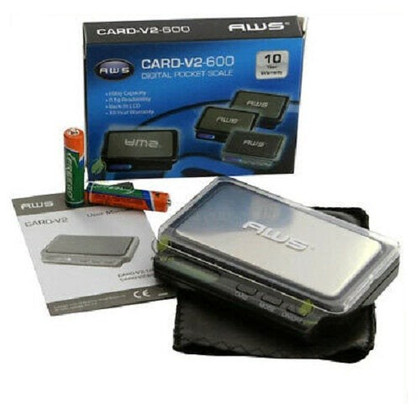 AWS CardV2-600 Compact Digital Scale (600g x 0.1g)