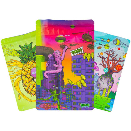 Ooze Designer Series Mylar Bags, 1oz/10CT