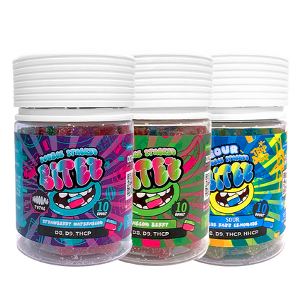 Bitez Double Stacked Gummies Jar, 10000mg