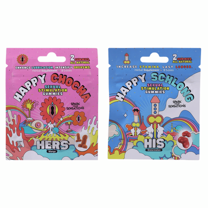 Doc Johnson Happy Sexual Stimulation Gummies, 2pk