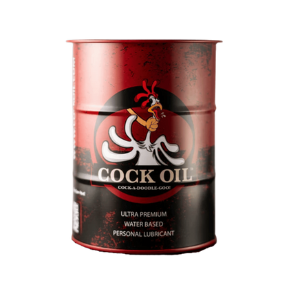 Cock Oil Water Based Lubricant Foil Packets - Collector's Edition Drum
