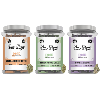 Gas Boys Exotic THC-A Flower, 1g