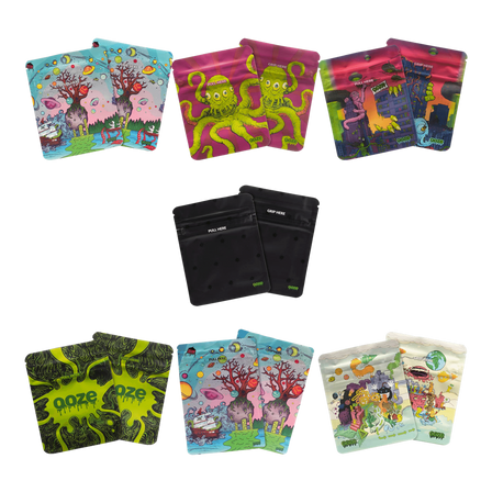Ooze Designer Series Mylar Bags, 3.5g/10CT
