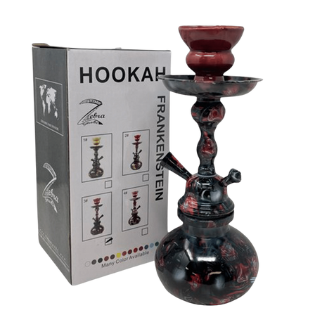 Zebra Smoke Frankenstein 11 Inch Single Hose Hookah