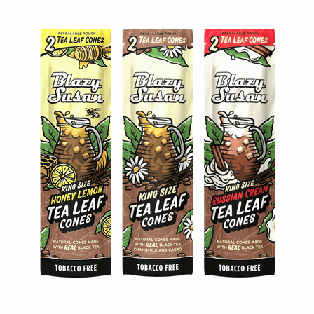 Blazy Susan King Size Tea Leaf Cones, 2pk