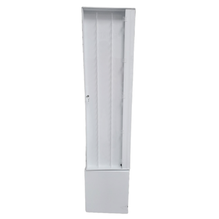 Knife Floor Display, 4-Sided Holds 104 Knives, With LED & Storage