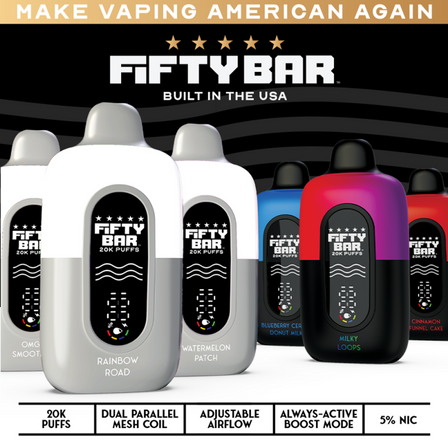 Fifty Bar V2 20K Disposable [SB2024]