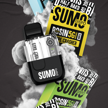 Half Bak'd Sumo Rosin Blend Disposable, 5g*