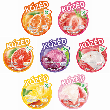 Kozed Peelable Gummy Candy, 75g