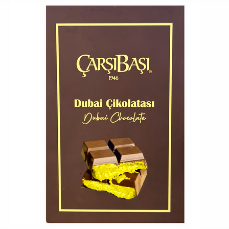 CarsiBasi Dubai Chocolate Bar, 70g