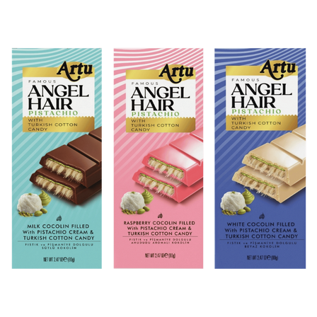 Artu Angel Hair Dubai Chocolate Bar, 80g