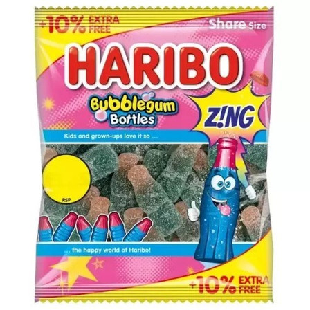 Haribo Bubblegum Bottles, 176g