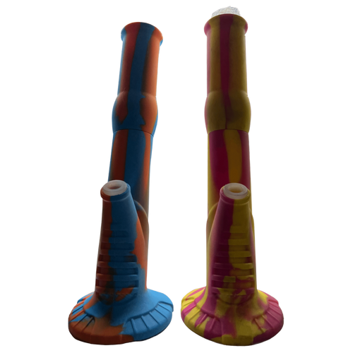 Silicone Angled 2 Piece Water Pipe
