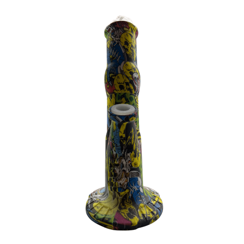 Silicone Small Angled 2 Piece Water Pipe