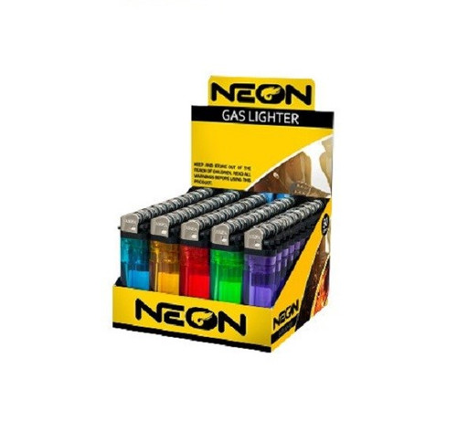 Neon Flint Lighters