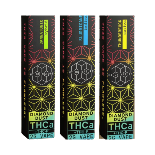 Hi on Nature THC-A + THC-P Diamond Dust Disposable, 2g*