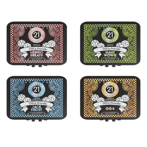 Twenty One Cannabis THC-A Pre-Rolls Tin, 10pk*