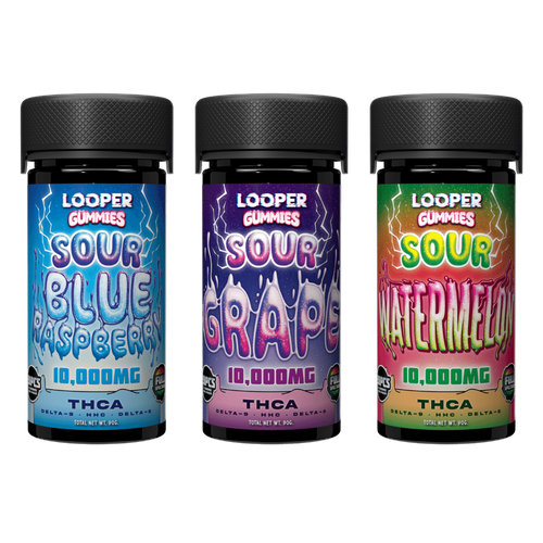 Looper THC-A Gummies Jar, 10000mg