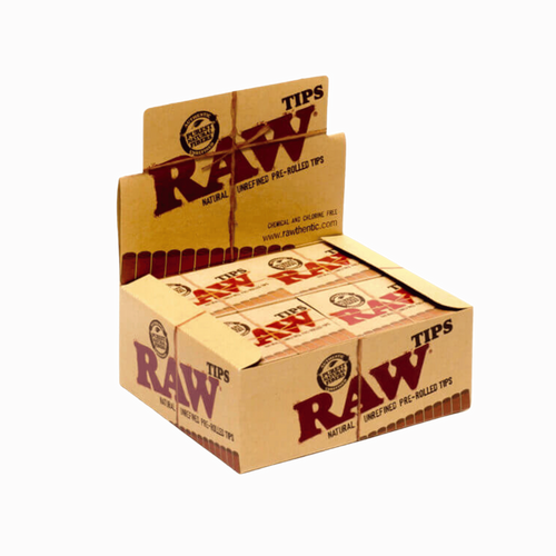 RAW Pre-Rolled Tips Boxes