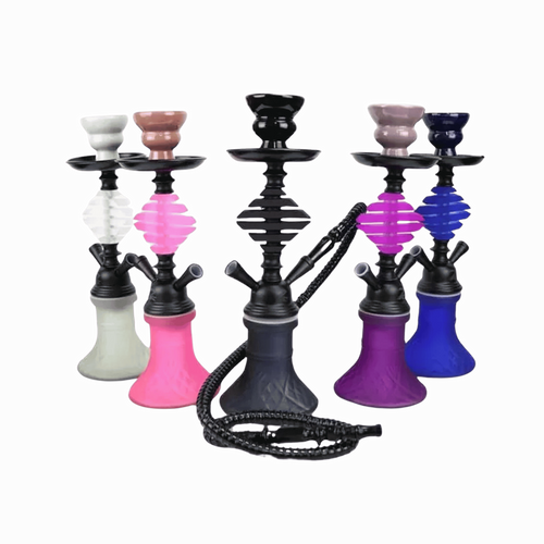 Zebra Smoke Henry 12 Inch Single Hose Hookah