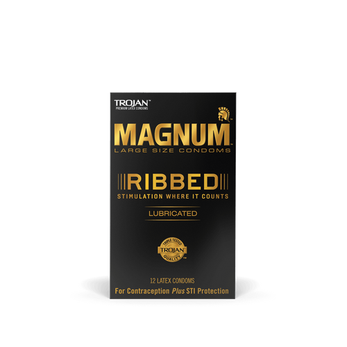 Magnum Ribbed Condoms