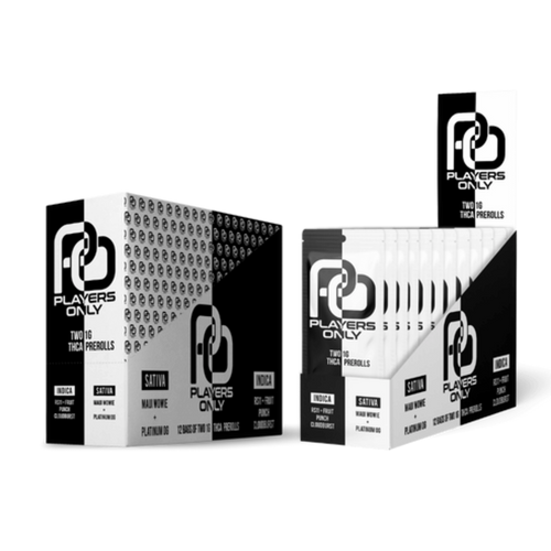 Players Only THC-A Pre-Rolls, 2pk