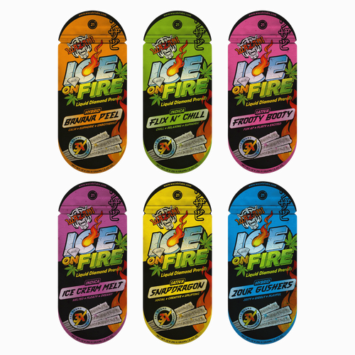 Wazabi Ice on Fire THC-A Pre-Rolls, 3pk