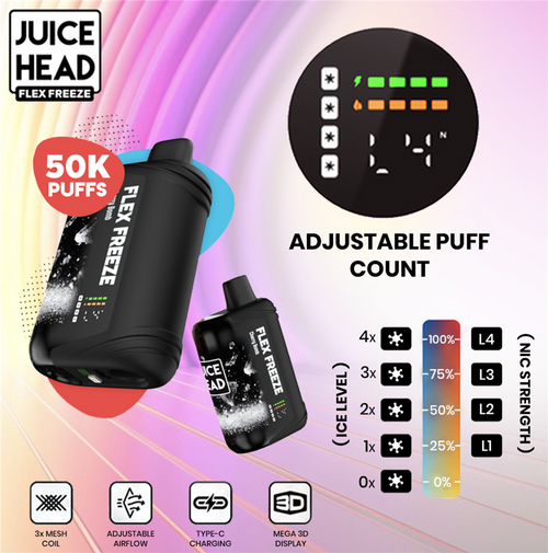 Juice Head Flex Freeze 50K Disposable [SB2024]